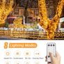 Outdoor Christmas Lights, 100M 800LED Christmas Decorations Fairy Tree Lights, Waterproof Remote Control String Lights Garden Decor, Twinkle Firefly Lights Ornaments Indoor, Warm White Image 3