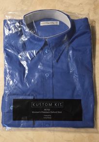 Womens Corporate Oxford Bouse Long-Sleeved