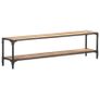 TV Cabinet 150x30x40 cm Solid Acacia Wood Image 9