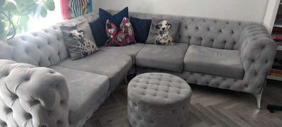 L shaped sofa