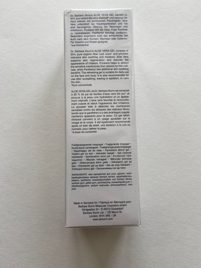 Dr Barbara sturm aloe vera  gel 125 ml