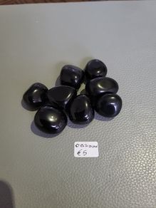 Obsidian tumble stones