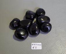 Obsidian tumble stones