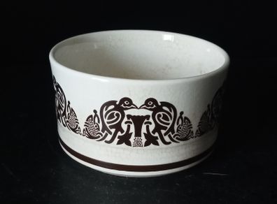 Vintage Arklow Pottery " Tree Of Life" Brown  Sugar Bowl