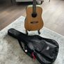 Acoustic guitar with strap, bag, stand and accessories Image 7