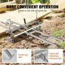 Chainsaw Mill and Rail Mill Guide System, Portable Sawmill 36 cm-91 cm Guide Bar, 2.74 m Aluminum Saw Milling Rail Guide with Chainsaw Planking Image 6