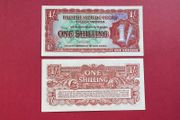 GREAT Britain 1/- Shilling. 1948 Pick M18b SECOND. SERIES  ( Uncirculated ) Scarce