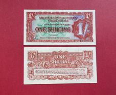 GREAT Britain 1/- Shilling. 1948 Pick M18b SECOND. SERIES  ( Uncirculated ) Scarce