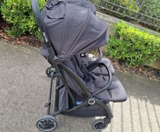 Red kite twin pram