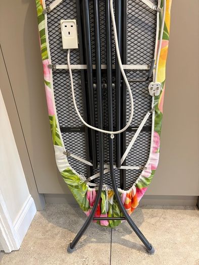 XL Ironing Board with socket and plug