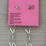 Claires X Sliving by Paris Hilton Sliving Dangly Earrings Image 2