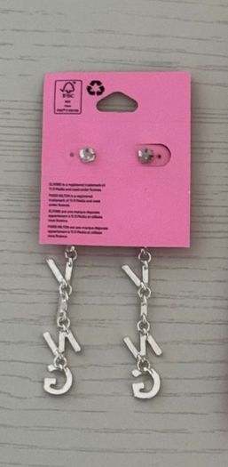 Claires X Sliving by Paris Hilton Sliving Dangly Earrings