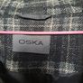 Amazing Oska Black & Grey Check Coat Sz 2 bf Image 5