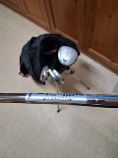 Golf Clubs. US Kids Golf Set.Left Handed .Age 7 To 8 Years Old. Girls Set.. In As New Condition. Collect In Dublin Or Receive Via Post.