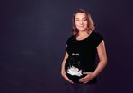 Milky way ladies T-shirt Tee Top Shirt for expecting new pregnant mom