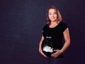 Milky way ladies T-shirt Tee Top Shirt for expecting new pregnant mom