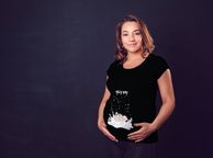 main image for ad Milky way ladies T-shirt Tee Top Shirt for expecting new pregnant mom