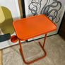 IKEA Laptop Stand Vibrant Orange Adjustable Image 2