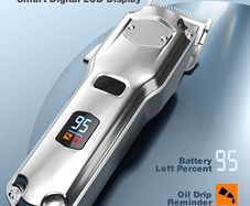 Dog Clippers for Grooming for Thick Heavy Coats/Low Noise Rechargeable Cordless Pet Shaver Stainless Steel Blade /Waterproof Dog