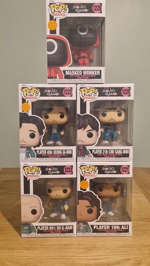 Squid game funko pops