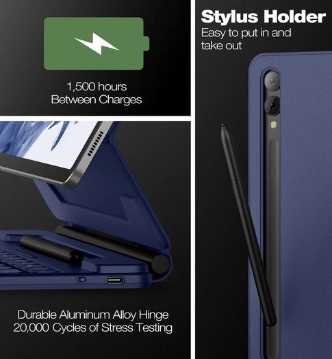 Samsung S8+ Tablet with Dexnor Magnetic Keyboard Case