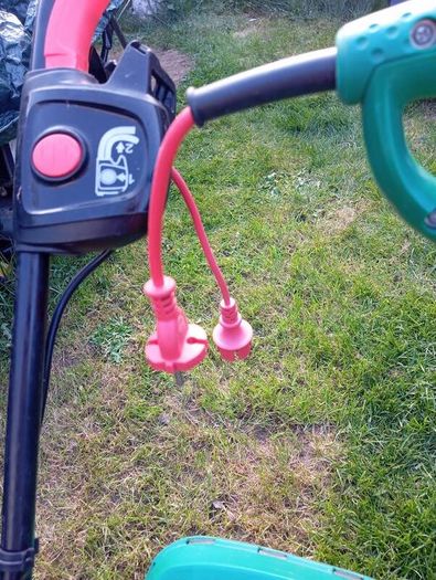 lawnmower and strimmer set
