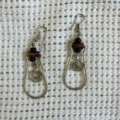 Irish Design Spiral Earrings
