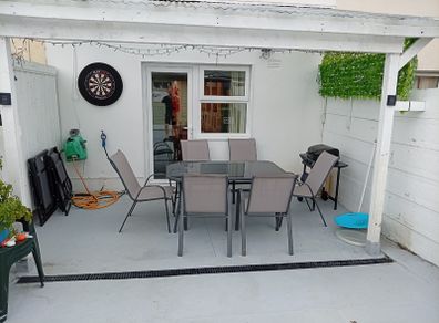 Garden table and chairs