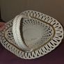 Mid Century Italian Ceramic Woven Basket - Artist signed Image 7