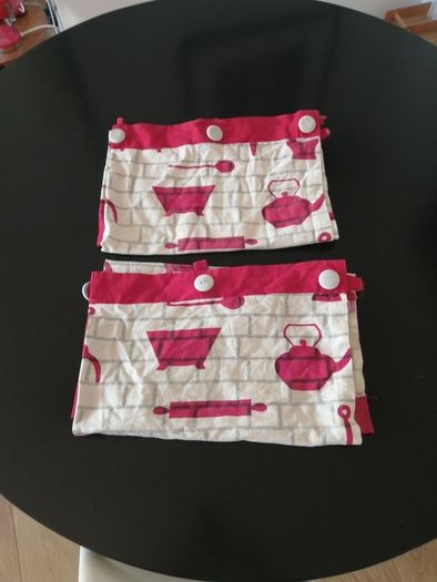 Vintage Art Deco Barkcloth Curtain