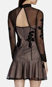 Karen Millen Velvet and Lace Dress RRP 285