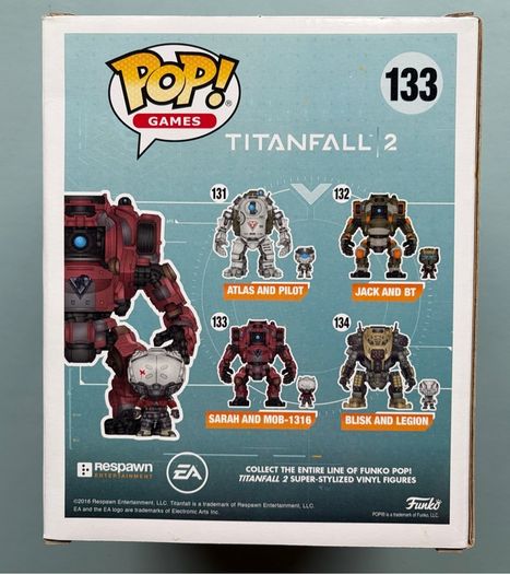 Funko Pop - Sarah and Mob-1316 133 - Titanfall 2 Game- Vinyl Action Figure