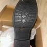 Mens Black leather boots size 8 Image 4