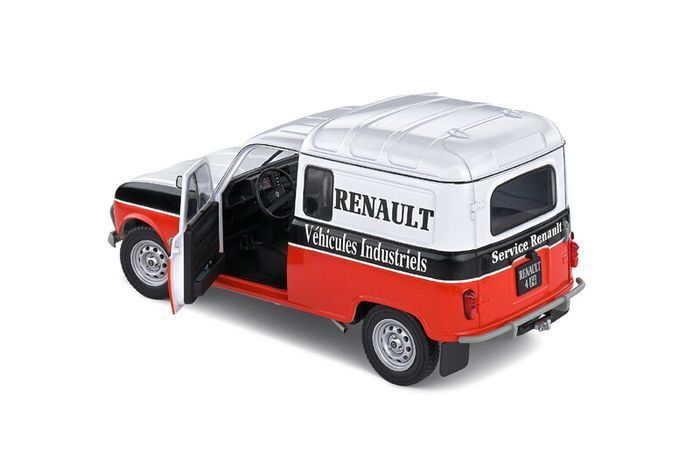 Renault 4 Lf4 Service Van 1988 New In Box 1/18