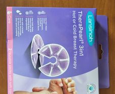 Brand New Lansinoh TheraPearl 3-in-1 Hot or Cold Breast Therapy Packs