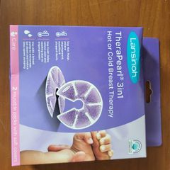 Brand New Lansinoh TheraPearl 3-in-1 Hot or Cold Breast Therapy Packs