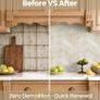 3D Stick on Tiles, Peel and Stick Wall Tiles, Self Adhesive Wall Tiles Waterproof Stick on Tiles Kitchen, Herringbone Sticky Tiles for Bathroom 10 Sheets/Pack (23x29cm) Beige Image 6