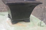 Glazed plant pot