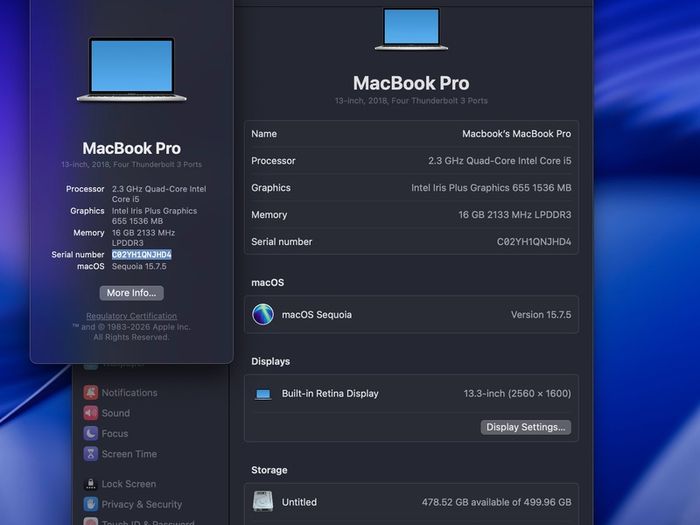 MacBook Pro 13 (2018)Excellent condition