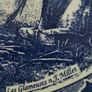 Vintage Delft Blauw Chemketa 13 inches Wall Plate -Les Glameuses n. F. Millet Image 4