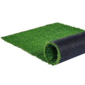 Artifical Grass, 1.8 x 3 m Rug Green Turf, 35mmFake Door Mat Outdoor Patio Lawn Decoration, Easy to Clean with Drainage Holes, Perfect For Multi-Purpose Home Indoor Entryway Scraper Dog Mats