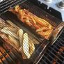 BBQ Net Tube - Rolling Grilling Basket, Greatest Grilling Basket Ever, Stainless Steel Wire Mesh Cylinder Grill Basket, Portable Outdoor Camping Non-stick Barbecue Bag for Fish Vegetable Image 2