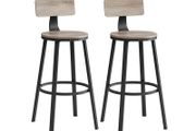 Industrial Design Bar Stools Set of 2