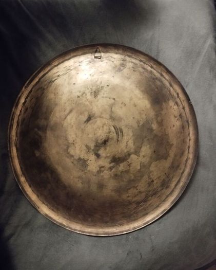 2 Vintage Egyptian Brass Wall Plates