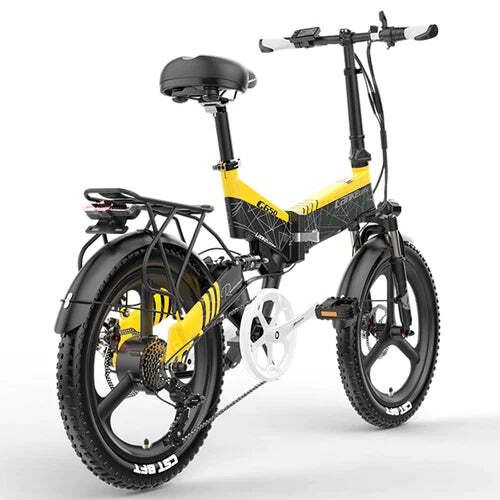 Lankeleisi G650 Electric Folding Bike - Yellow