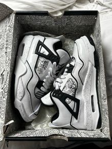 Original Super Rare Jordan 4 Retro SE DIY (GS) - KIDS - Size UK3