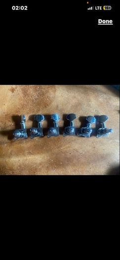 Fender squier guitar machine heads tuners 6 line
