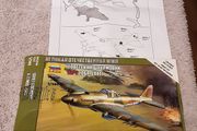 snap together aeroplane kit,  paint and brushes