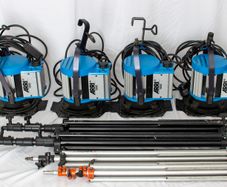 4 x ARRI 1000watt Tugsten Lights & 4 Stands
