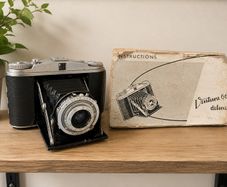 Vintage Agfa Isolette II 120 Folding Camera + Original Manual